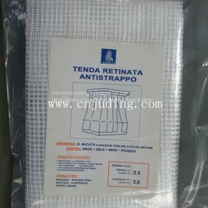 PE Leno Tarpaulin for Roofing,transparent pe Tarpaulin Used in Greenhouse thumbnail-2