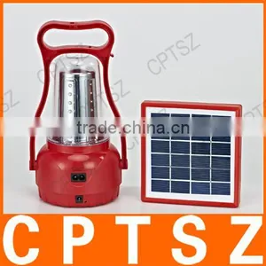 The New Portable Lamp Camping Light Solar LED Camping Lights Lamp Upside Down Home Lighting thumbnail-3