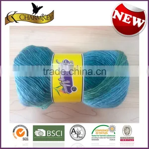 2016 Hot Sale Good Quality Mixed Color Silk /Cotton/Polyester Blend Yarn thumbnail-1