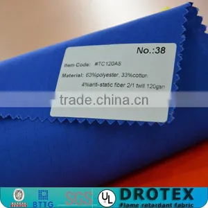 Light Weight Polyester Cotton Blend Anti-static Fabric thumbnail-2