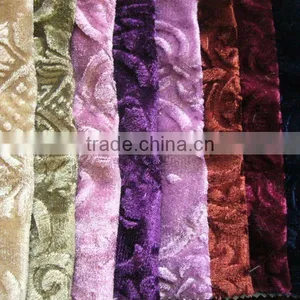 2013 New Pattern Middle East Fabric,polyester Tricot Velvet, Warp Knitting Velvet Fabric thumbnail-1