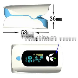 Factory Direct Sale OLED Screen Fingertip Pulse Oximeter Oximetry Blood Oxygen thumbnail-1