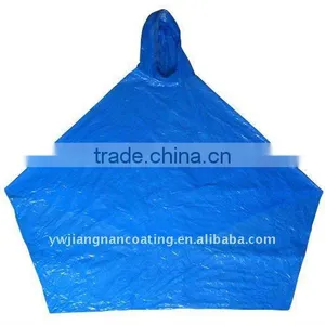 Polyester Pvc Coating Vinyl Rain Poncho,reflective Tape Rain Ponchos thumbnail-1