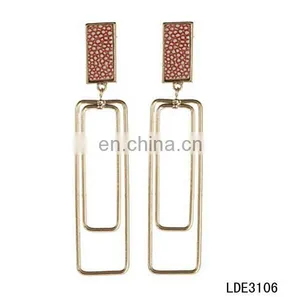 Gay Ear Clip Python Rectangle Link Drop LDE3106 thumbnail-1