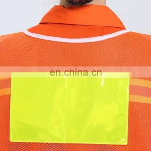 Fabric for Reflective Vests , Orange Reflective Fabric thumbnail-6