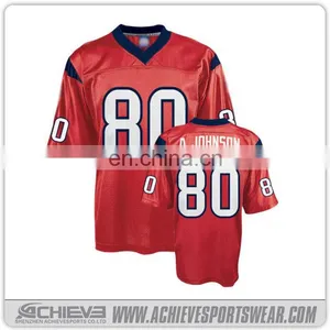 Sublimated American Football T-shirts,wholesale American Football t Shirt thumbnail-1