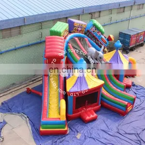 Inflatable Playground, Giant Inflatable Bouncer, Inflatable Jumping on Sales thumbnail-3