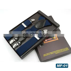 3.5cm High-end Brand 4 Clips Suspenders With Strong Boxes Packing thumbnail-6