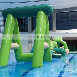 HI Crazy Pool Games Giant Inflatable Water Park Slides for Sale thumbnail-6