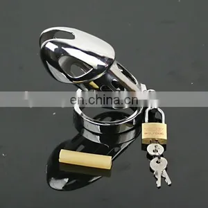 Medical 316 Stainless Steel Keyholder Chastity, Cock Cage Chastity Belts thumbnail-1
