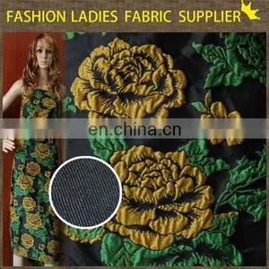 Onway Textile Wholesale Tissus Jacquard Acid Dyes Fabric Paint , Jacquard Tessuto Fabric, Brocade Roland Jacquard Fabric thumbnail-1