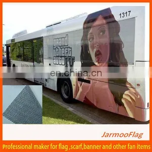 Car Window Vinyl Perforated Adhesive Film thumbnail-1