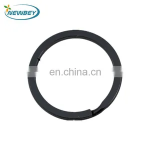Black Flat o Ring MKG for Keychain in 30mm thumbnail-1