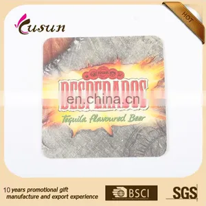 Wholesale Promotional Custom Cheap Cardboard Drink Coasters thumbnail-1