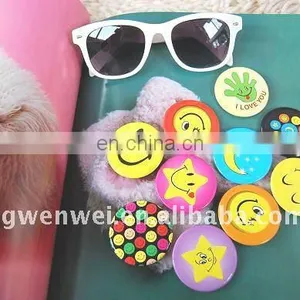 Laughing Design Plastic Badge thumbnail-1