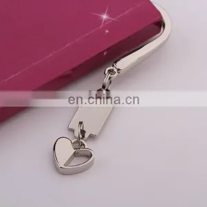 HOT SALE DESK DEPENDENT SILVER GIFT METAL HEART TAG BOOKMARK thumbnail-1