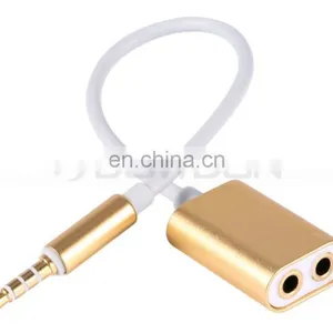 3.5mm AUX Audio Splitter Cable Earphone Headphone Adapter Male to Female thumbnail-5