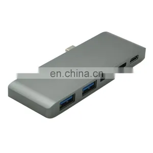 Aluminium 5 in 1 USB 3.0 Type C Hub for Macbook thumbnail-1