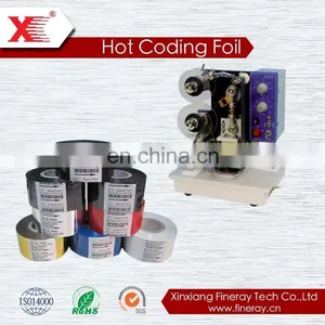 FC3 30mm*100m Fineray Brand Hot Stamping Foil/stamp Barcode Ribbon Coding Foil/black Coding Ribbons thumbnail-5