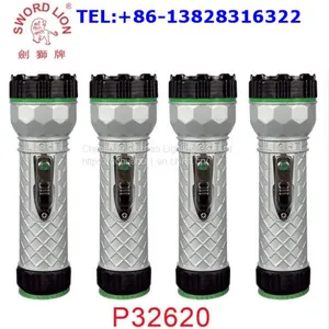 Factory Supply 0.5w SWORD LION Brand Portable Plastic Led Electric Flashlight Torch thumbnail-1
