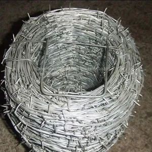 Galvanized Double Twisted Barbed Wire thumbnail-1