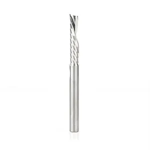 Carbide CNC Spiral 'O' Flute, Aluminum Cutting 1/4“ Dia x 1-1/4“ x 1/4“ Shank Down-Cut Router Bit thumbnail-2