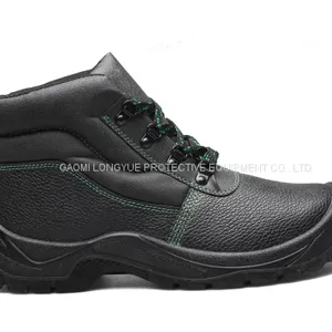 Hot Selling Cheap Genuine Leather Safety Shoes Oil Resistant Safety Shoes With Steel Toe thumbnail-1