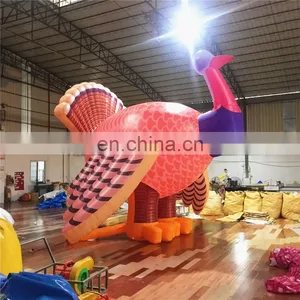 Outdoor Giant Advertising Activity Inflatable Turkey Cartoon Model For Thanksgiving Event Party thumbnail-4