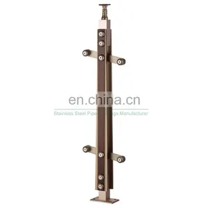 New Promotion Balcony Balustrades Handrails Post Deck Stainless Steel Raling Supplier From China thumbnail-7