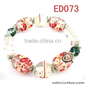 Cheap Christmas Gift Glass Bead Bracelet for Child thumbnail-2