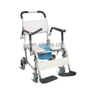 Foldable Commode Toilet Wheel Chair With Used in Hospital or Homecare thumbnail-2