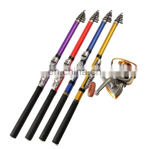 The New Popular Soft Tail Telescopic Rocky Fishing Rod Hand Sea Dual Use 45 Cm Sub Catfish Fishing Rod thumbnail-1