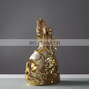 Design Custom Made 2500ml Ceramic Horse Shape Wine Bottle for Liquor/Whisky/Brandy thumbnail-3