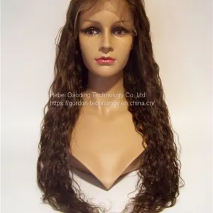 Gaoding Long Dark Brown Full Lace Wig With Wholesale Price thumbnail-1