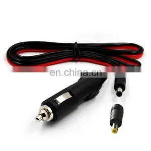 12-24V 4FT Car Cigarette Lighter Male Plug to DC 5.5mm x 2.1mm / 4.0mm X1.7mm Connector Cord for Portable DVD Player,Car,Truck thumbnail-1