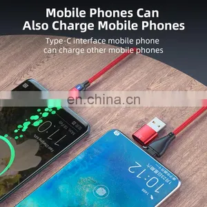 Wholesale PD60W 180 Degree Charging Cable 3A Fast Charging Laptop Data Cable USB C Charging Cable thumbnail-4
