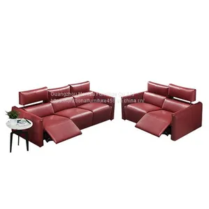 Space Capsule Italian Minimalist Leather Functional Sofa Corner Living Room Electric Sofa Combination thumbnail-1