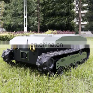 Small Robot Rubber Track Crawler Chassis thumbnail-1