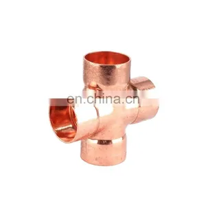 Refrigeration Parts Copper Pipe Fitting Distribute Connector CXC Copper Pipes Fittings Tube thumbnail-3