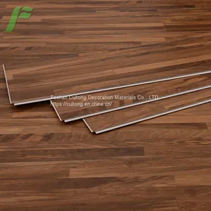 Wood Grain Waterproof Floor Glue Hard Block SPC Floor Glue-free Stone Plastic Floor Tile Sheet Buckle Plastic Floor thumbnail-5
