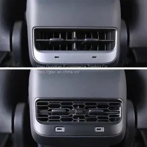 2023 Interior Accessories Rear Exhaust Air Condition Vent Outlet Decorative Cover For Tesla Model Y thumbnail-3