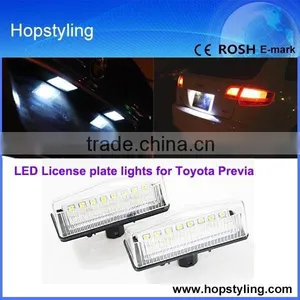 China LED Car Light for Toyota Prius LED Number Plate Lamp Canbus no Error Code Emark License Plate Lamp thumbnail-1