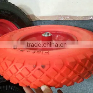 16 Inch Flat Free Wheels/PU Foam Wheel thumbnail-1