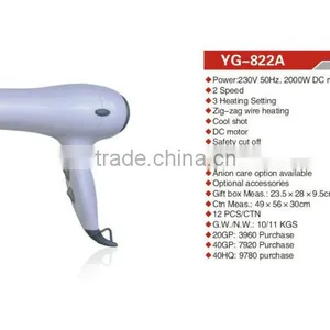 Ionic Electric Home Appliances Hair Salon Equipment Hair Dryer in Yuyao thumbnail-4