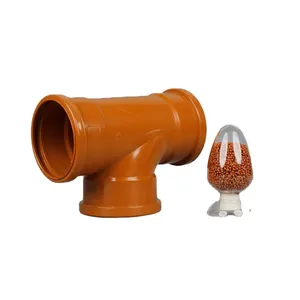 Factory Price Crystal Compound Rigid PVC Granules for Pipe Fittings thumbnail-1