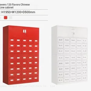 Customizable Chinese Medicine Cabinet – 36-102 Herb Multi-Grid Storage for Singapore Medical Centers Supplier thumbnail-3