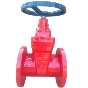 ANSI Non-risingStem Rubber Soft Seal Seat Flange GG25 Cast Iron Gate Valve Actuated Ball Valves thumbnail-6