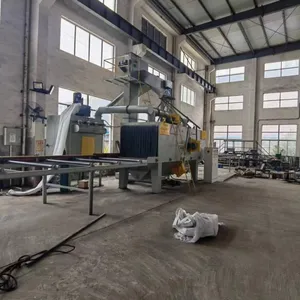Steel Reinforced Steel Pipe Through Shot Blasting Cleaning Machine, Automatic Sand Blasting and Rust Removal Equipment thumbnail-4