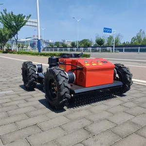 Loncin Industrial Single Cylinder 224CC 7Hp Gasoline Engine Electric Start Rubber Track Cordless Robot Remote Control for thumbnail-5