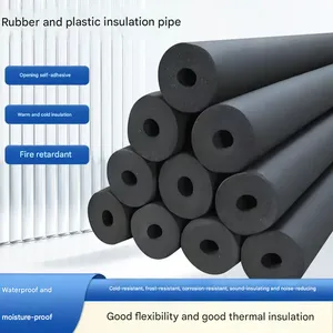 Thermal Heat Insulation Fireproof Foam Rubber Plastic Pipe for HVAC Ducting thumbnail-2